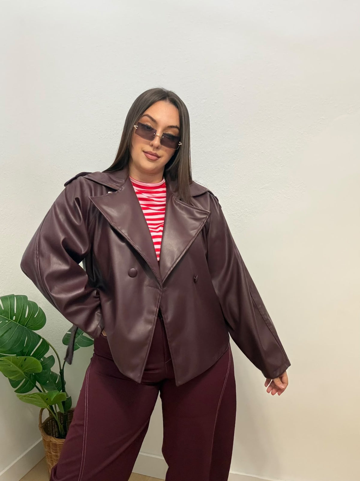 CHAQUETA POLIPIEL LAZO