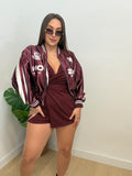 BOMBER BOSTON SATIN