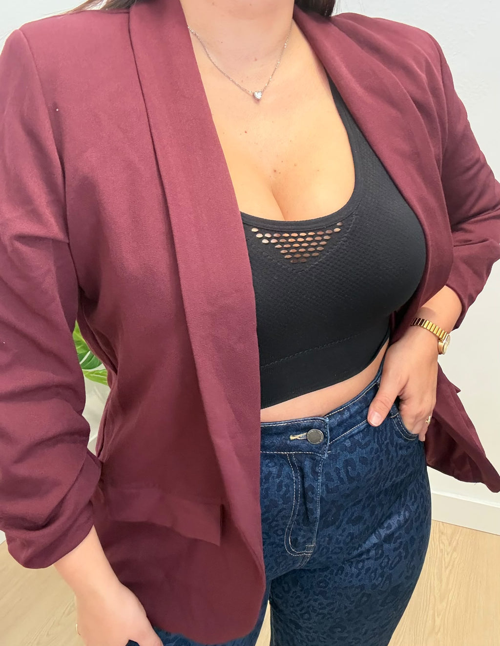 BLAZER BASICC HOMBRERA