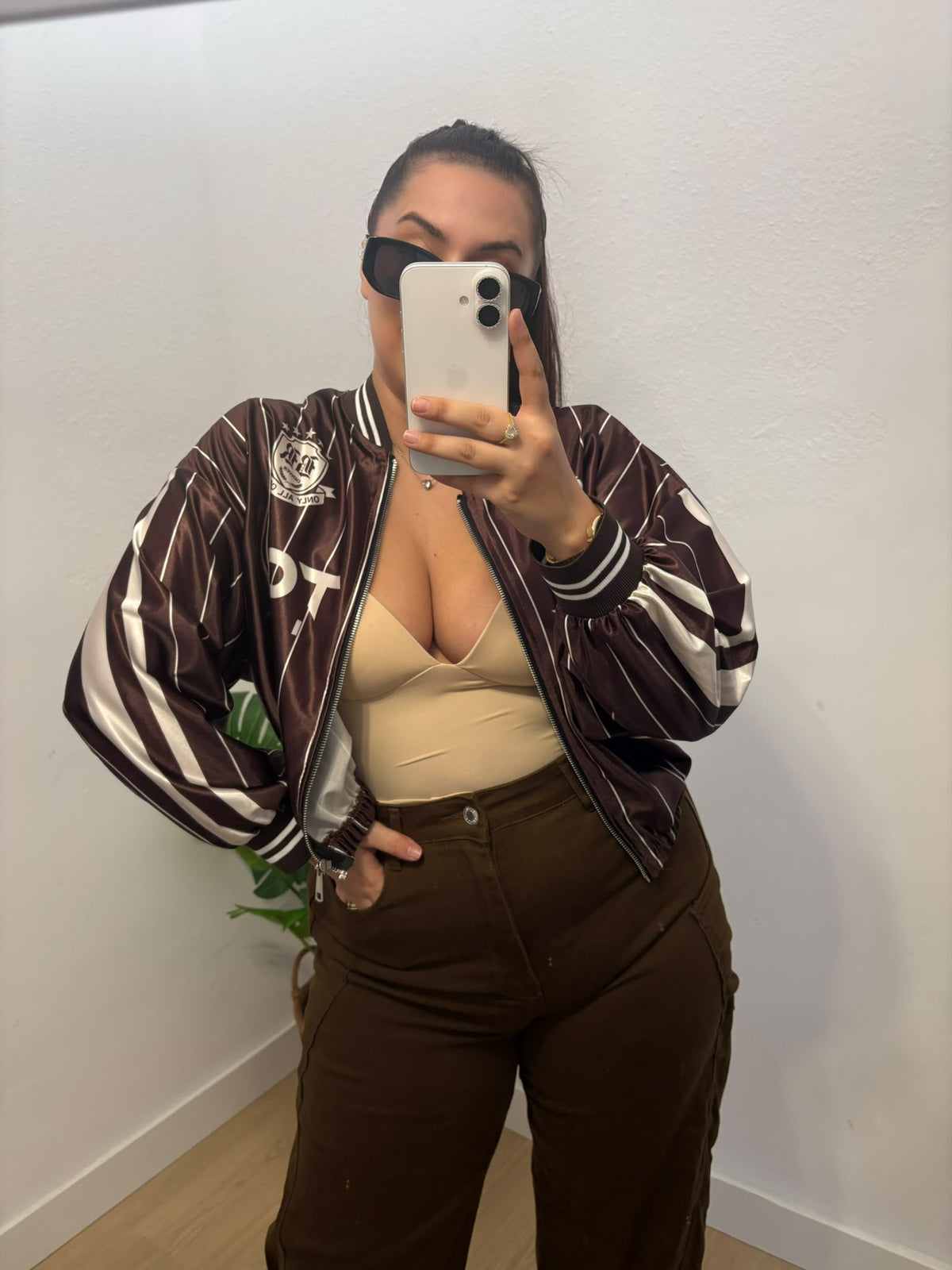 BOMBER BOSTON SATIN