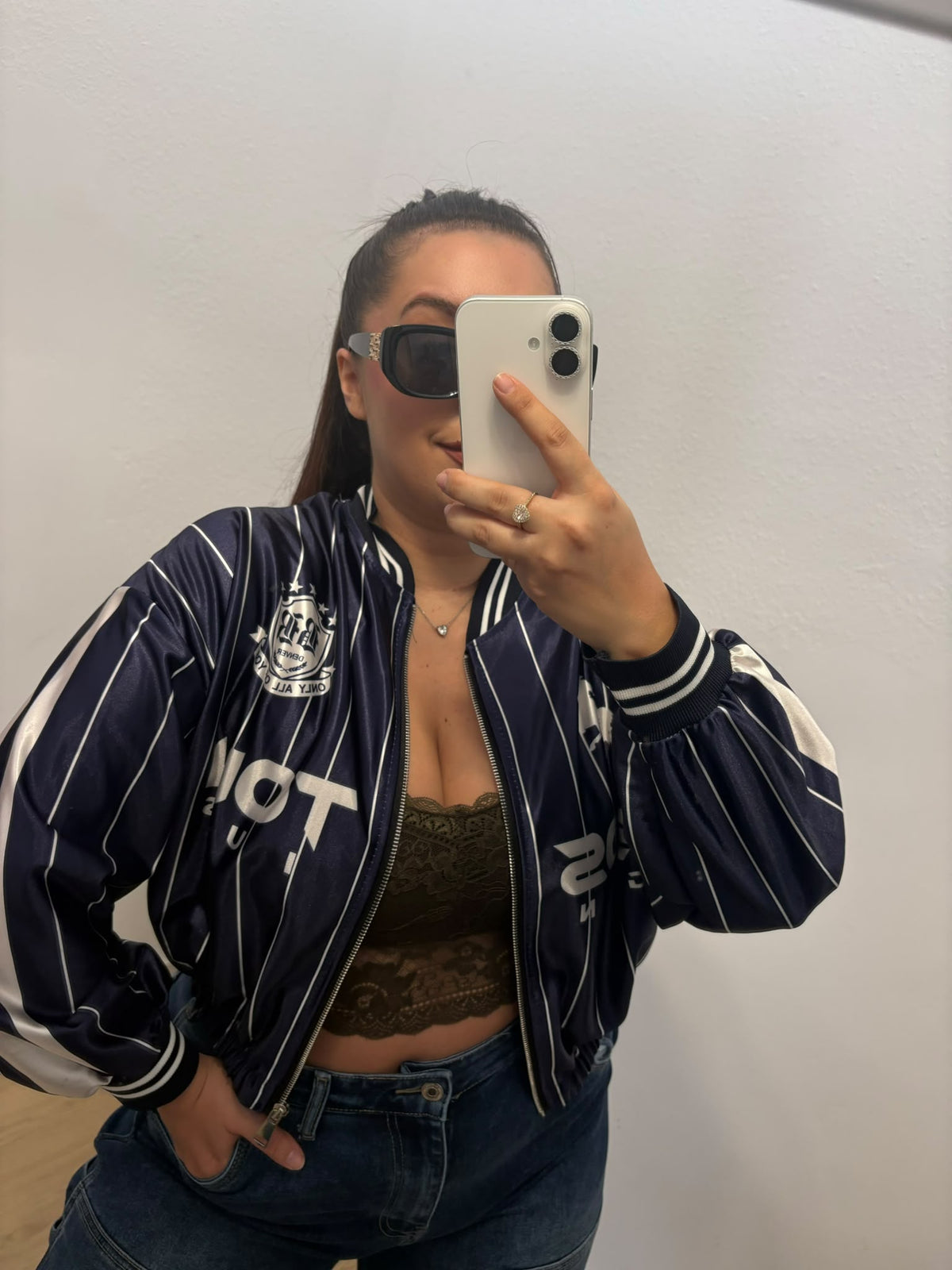 BOMBER BOSTON SATIN