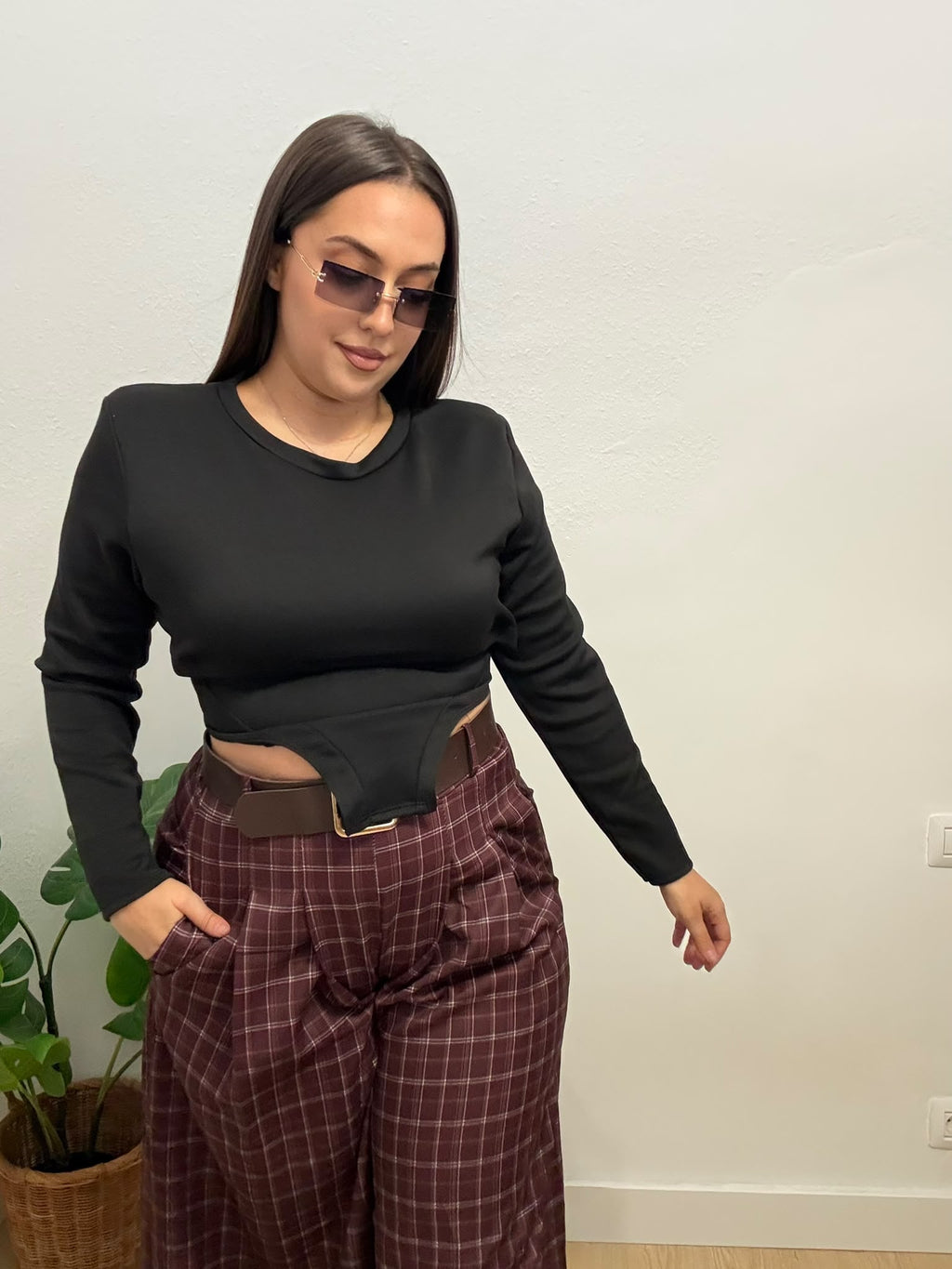 TOP ASIMÉTRICO CORSET