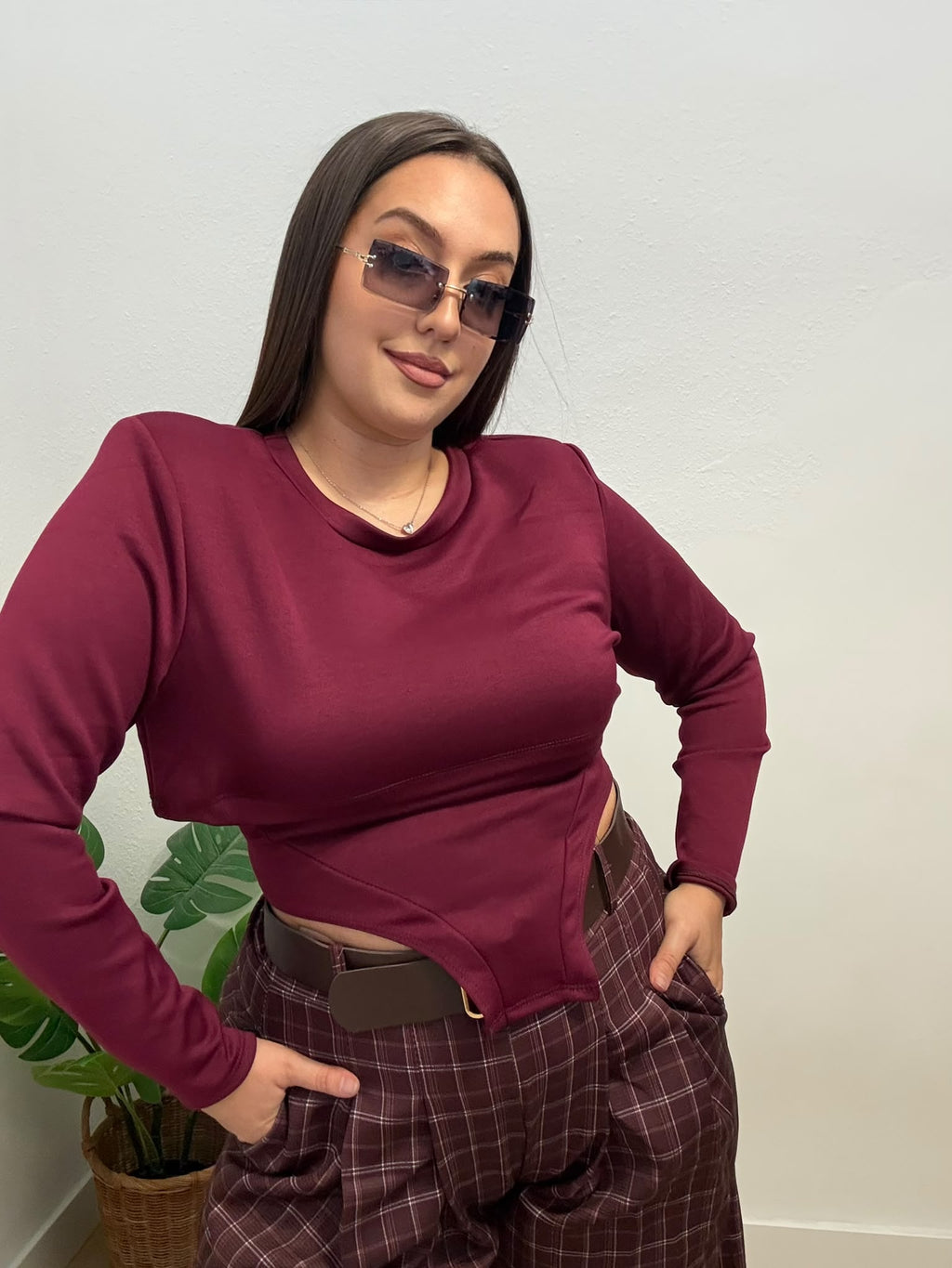 TOP ASIMÉTRICO CORSET