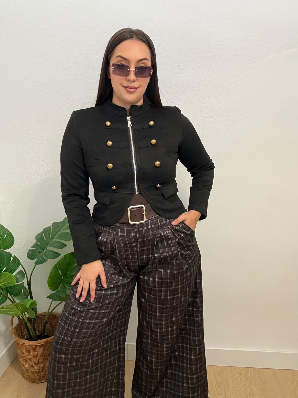 CHAQUETA BOTTOM ENTALLADA
