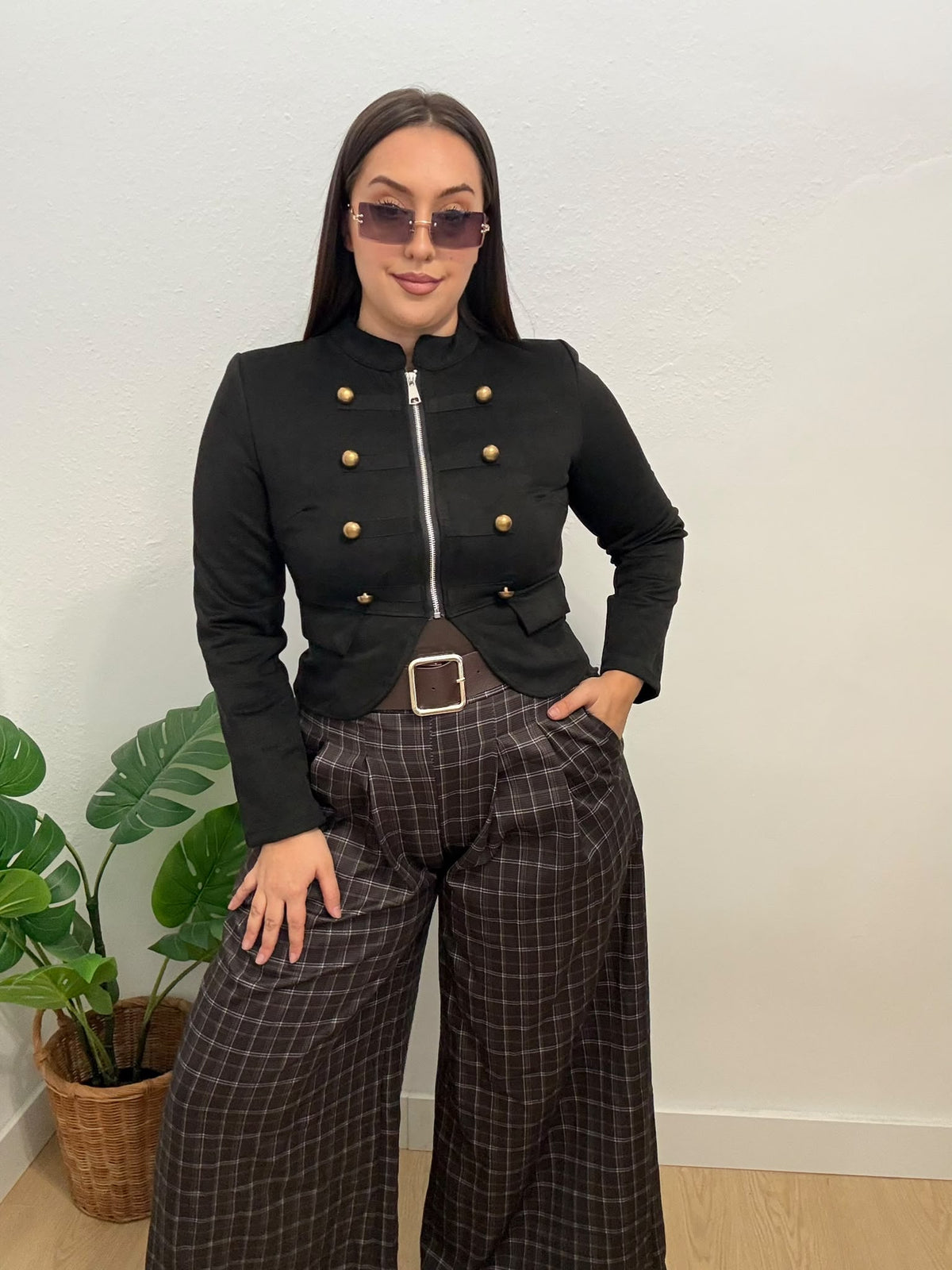 CHAQUETA BOTTOM ENTALLADA