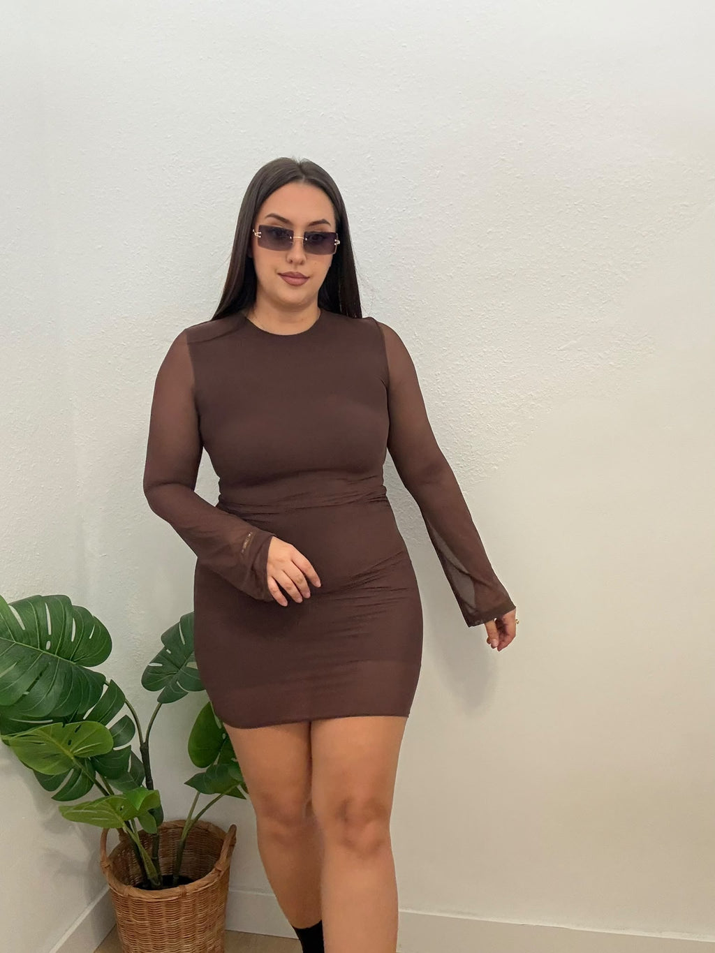 VESTIDO GASA SNOW