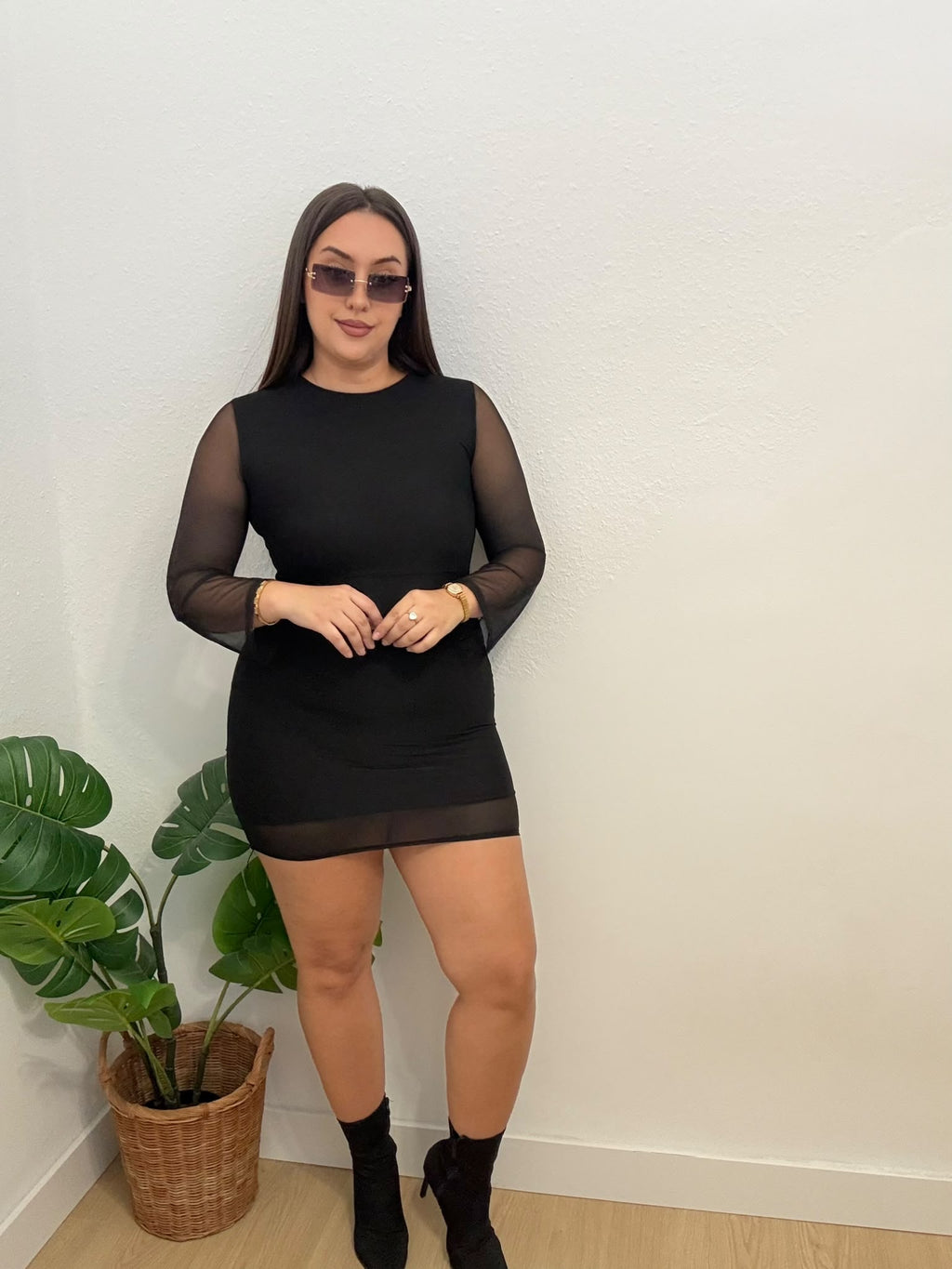 VESTIDO GASA SNOW